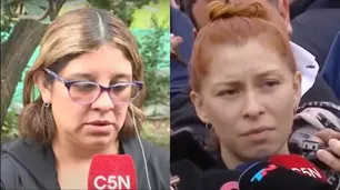 La viuda del colectivero reclamó que no la dejaron entrar al velorio y la hija salió a responderle