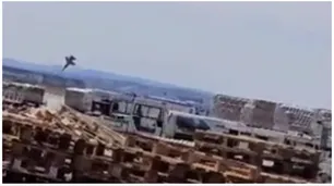 Video: un F-18 se estrelló en Zaragoza y el piloto se salvó al eyectarse a tiempo
