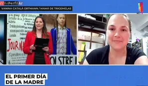 Mamá de trigemelas en su primer Día de la Madre: "no me imaginaba esta situación"