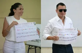 Ecuador al balotaje: el actual presidente y la protegida del ex mandatario, los candidatos más votados