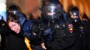 Centenares de detenidos en Rusia en protestas que pedían la libertad de Navalny