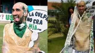 Repudian a un estudiante que festejó su recibida disfrazado de "víctima de femicidio"