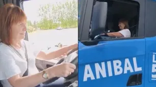 Seguridad Vial cuestionó a Patricia Bullrich por manejar un camión en campaña