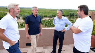 Alfredo Cornejo recibió a Emilio Monzó y Rogelio Frigerio: analizaron el futuro electoral de Juntos por el Cambio