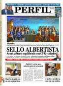 La tapa del Diario PERFIL de este sábado 7 de diciembre de 2019
