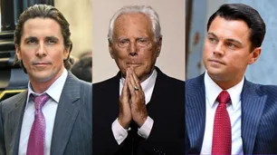 De 'Bruce Wayne' a 'El lobo de Wall Street': los looks de cine más icónicos creados por Giorgio Armani