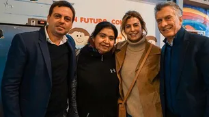 Mauricio Macri y Juliana Awada visitaron el comedor de Margarita Barrientos