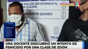 Una docente descubrió un intento de femicidio por una clase de Zoom