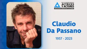 Murió Claudio Da Passano, actor de "Argentina, 1985"