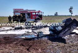 Cayó otra avioneta en el partido de General Villegas