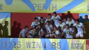 Seven: Los Pumas maltrataron a los Wallabies (41-5) y son bicampeones en Perth