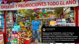 Un kiosco cumple 10 años y su dueño puso precios de 2012: "Nunca se pudo parar la inflación"