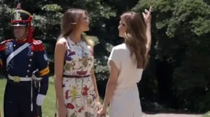 Melania Trump agradeció a Juliana Awada por su recibimiento en Buenos Aires