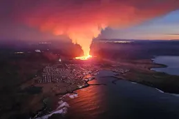 Las fotos más impresionantes de la erupción del volcán en Islandia