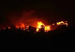 Por un gran incendio, Bachelet declaró "zona de catástrofe" en Valparaíso