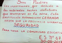 Más de diez escuelas en Villa Fiorito sin clases por la inseguridad