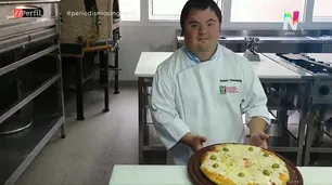 Mateo, el maestro pizzero con Síndrome de Down que es un ejemplo de superación