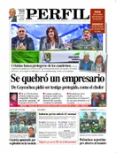 La tapa de Diario PERFIL de este sábado
