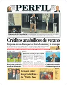 La tapa del Diario PERFIL de este domingo