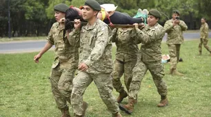 El Ejército realizó entrenamientos en caso de desastres naturales en Mendoza