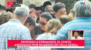 Despiden en Chacarita al joven asesinado por rugbiers en Villa Gesell