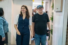 Silvio Rodríguez visitó Moreno: emoción, música y homenaje junto a Mariel Fernández