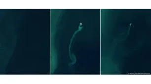 Satélites de la NASA detectaron una “isla fantasma” en el mar Caspio