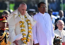 En Sri Lanka, el Papa defendió la reconciliación