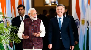 Mauricio Macri invitó al primer ministro de la India a invertir en Vaca Muerta