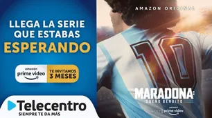 Llega a Telecentro la serie sobre la vida de Diego Maradona