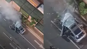 De contramano por el Metrobus: un conductor de 23 años casi provoca una tragedia en San Telmo