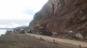 A 28 días del derrumbe, reabren un carril de la Ruta 40 en la Patagonia