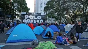 Diciembre caliente: protesta contra el Gobierno y el FMI en el centro porteño
