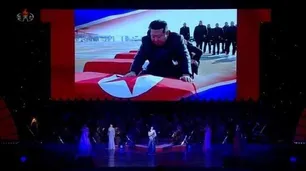 Corea del Norte mostró al lider Kim Jong-un con los ataúdes de los soldados que murieron en Ucrania