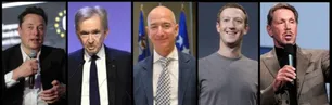 Los cinco hombres más ricos del mundo podrían gastar un millón de dólares diarios durante 476 años