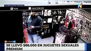 Vídeo | Un mechero robó más de 86 mil pesos en juguetes sexuales