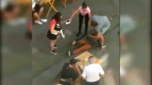 Un karateca detuvo a un ladrón de zapatillas con una toma al estilo Cobra Kai