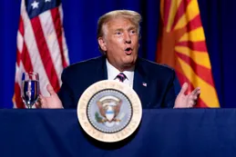 Donald Trump rechazó realizar un "debate virtual" con Joe Biden