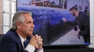 Gasoducto Néstor Kirchner: Alberto Fernández presenció la última soldadura de caños