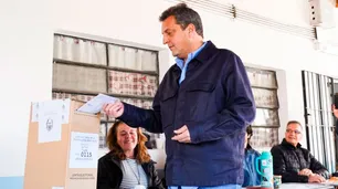 Sergio Massa: "La provincia de Buenos Aires va a mostrar hoy que recorre un camino, como en 2023"