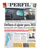 La tapa de Diario PERFIL de este domingo 6 de septiembre de 2020