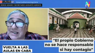 Docentes porteños: "Que el gobierno deje de hacer marketing con este supuesto regreso"