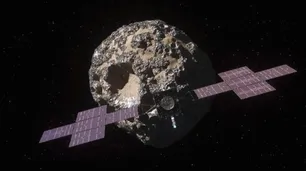 La NASA capturó imágenes de los cráteres de Marte en su viaje al asteroide Psyche 16, que contiene reservas de oro