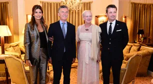Cómo fue la cena de gala de la reina de Dinamarca con Macri y Michetti