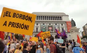 Protestas contra el rey emérito en España