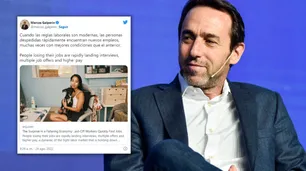 Marcos Galperin tuiteó sobre "reglas laborales modernas" y recibió críticas del "Palermo Bolche"