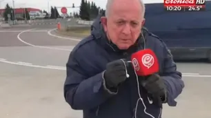 Chiche Gelblung le puso fin a su cobertura en Ucrania y vuelve a la Argentina