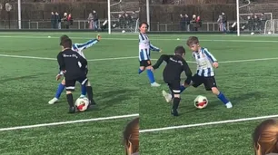 El "falso" Mateo Messi: quién es el chico que a pura gambeta hizo delirar a los hinchas argentinos