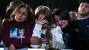 La decepción en el bunker de Kamala Harris: no habló y sus seguidores se retiraron frustrados