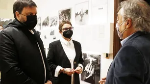 Leandro Santoro y Gisela Marziotta visitaron el centro Ana Frank